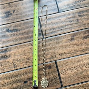 Cross medallion necklace